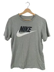Vorschaubild 1 von Herren T-Shirt Gr. S Grau Logo Swoosh Sportlich Baumwolle