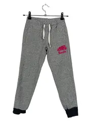 Vorschaubild 1 von Jogginghose Kinder Grau Gr. 120 Sportlich Meliert Logo-Print