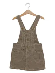 Vorschaubild 1 von Latzkleid Cord Mädchen Gr. 110 Braun Casual Freizeitkleid