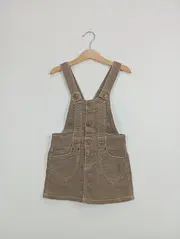Vorschaubild 2 von Latzkleid Cord Mädchen Gr. 110 Braun Casual Freizeitkleid