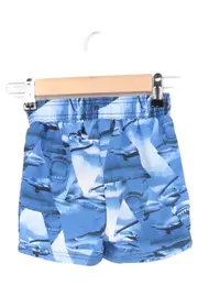Vorschaubild 2 von Jungen Badeshorts Gr. 98 Blau mit Hai Motiv Casual Sportlich