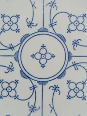 Vorschaubild 3 von Essteller Zwiebelmuster Porzellan Bavaria 19cm blau weiß