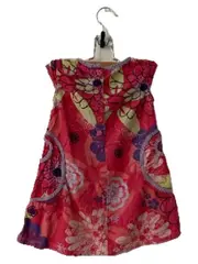 Vorschaubild 2 von Mädchen Sommerkleid Blumenmuster Rüschen Mehrfarbig Gr. 98