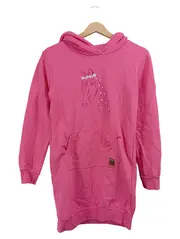 Vorschaubild 1 von Hoodie Kleid Pink Pferdeprint Gr. 158 Kapuzenpullover