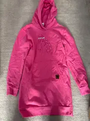 Vorschaubild 2 von Hoodie Kleid Pink Pferdeprint Gr. 158 Kapuzenpullover