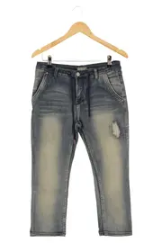 Vorschaubild 1 von Damen Destroyed Jeans Gr. S W28/36 Blau Casual Stretch