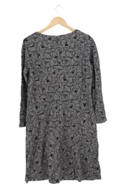 Vorschaubild 2 von TAIFUN Damen Freizeitkleid Gr. 38/M Grau Grafisch Elegant Klassisch