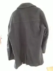 Vorschaubild 6 von Herren Wollmantel Schwarz Gr. 56 3XL Klassisch Business Jacke