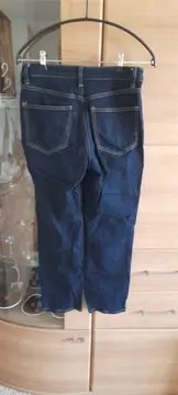 Vorschaubild 3 von ESE O ESE Damen Jeans Wide Fit Dunkelblau Gr. 36 High Waist Baumwolle