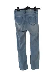 Vorschaubild 2 von Damen Destroyed Jeans Gr. 36 Blau Casual Distressed Denim Hose
