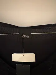 Vorschaubild 6 von Bluse Damen 40 Schwarz Elegant Pailletten 3/4-Arm