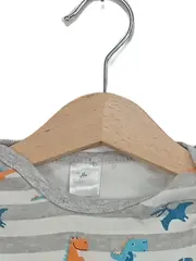 Vorschaubild 3 von Topo Mini Baby Body Dinosaurier Gr. 86/92 Baumwolle gestreift