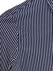 Vorschaubild 4 von Bluse Damen Hemd Gestreift Blau Gr. 34 XS Logo Baumwolle