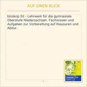 Vorschaubild 2 von bioskop SII Qualifikationsphase Niedersachsen Biologie Fachbuch