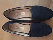 Vorschaubild 2 von Damen Slipper Schwarz Wildleder Gr. 37 Klassisch Elegant