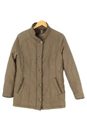 Vorschaubild 1 von Damen Steppjacke Gr. 38/M Braun Casual Elegant Gesteppt