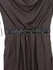 Vorschaubild 3 von Damen Festliches Kleid Gr. 34/XS Braun Elegant Pailletten
