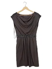 Vorschaubild 1 von Damen Festliches Kleid Gr. 34/XS Braun Elegant Pailletten