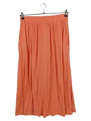 Vorschaubild 1 von Damen A-Linienrock Orange Gr. 38/M Casual Maxirock