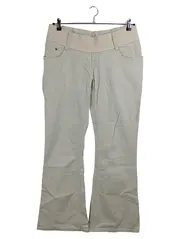 Vorschaubild 1 von Denim Maternity Umstandshose Damen Beige Gr. 38 Baumwolle