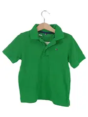 Vorschaubild 1 von Kinder Poloshirt Grün Gr. 104 Casual Kurzarm