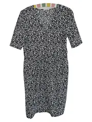 Vorschaubild 1 von Damen Freizeitkleid Gr. 38/M Casual Blumenmuster Mehrfarbig