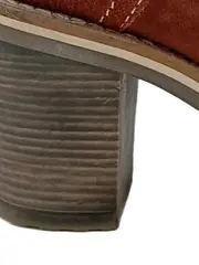 Vorschaubild 6 von Damen Stiefeletten Gr. 38 Braun Casual Fellbesatz Reißverschluss Schnallen