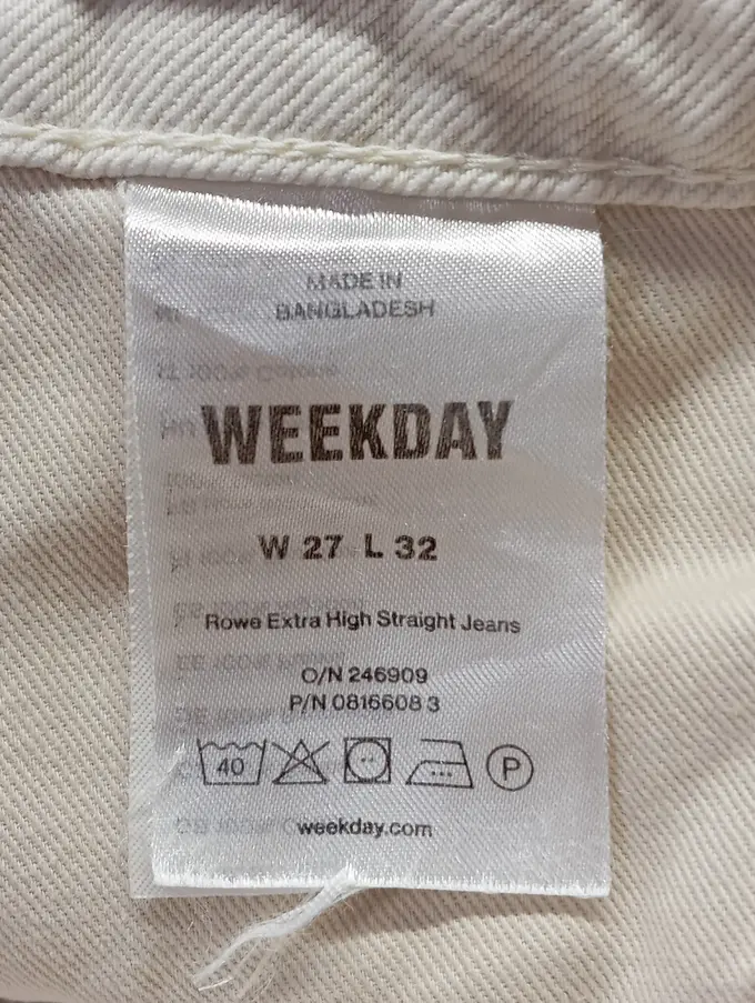 WEEKDAY High Waist Jeans Bild 4
