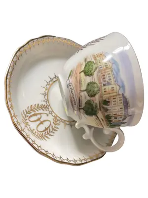 AUGARTEN WIEN Tasse und Unterteller