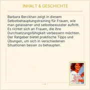 Vorschaubild 3 von Barbara Berckhan Selbstbehauptungstraining Frauen Taschenbuch Gelassener