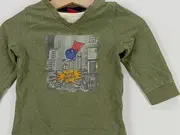 Vorschaubild 3 von Kinder Langarmshirt Gr. 68 Grün Casual Dino-Print