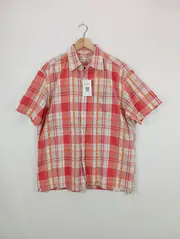Vorschaubild 2 von Herren Karohemd Kurzarm Mehrfarbig Kariert Gr. 52;XL