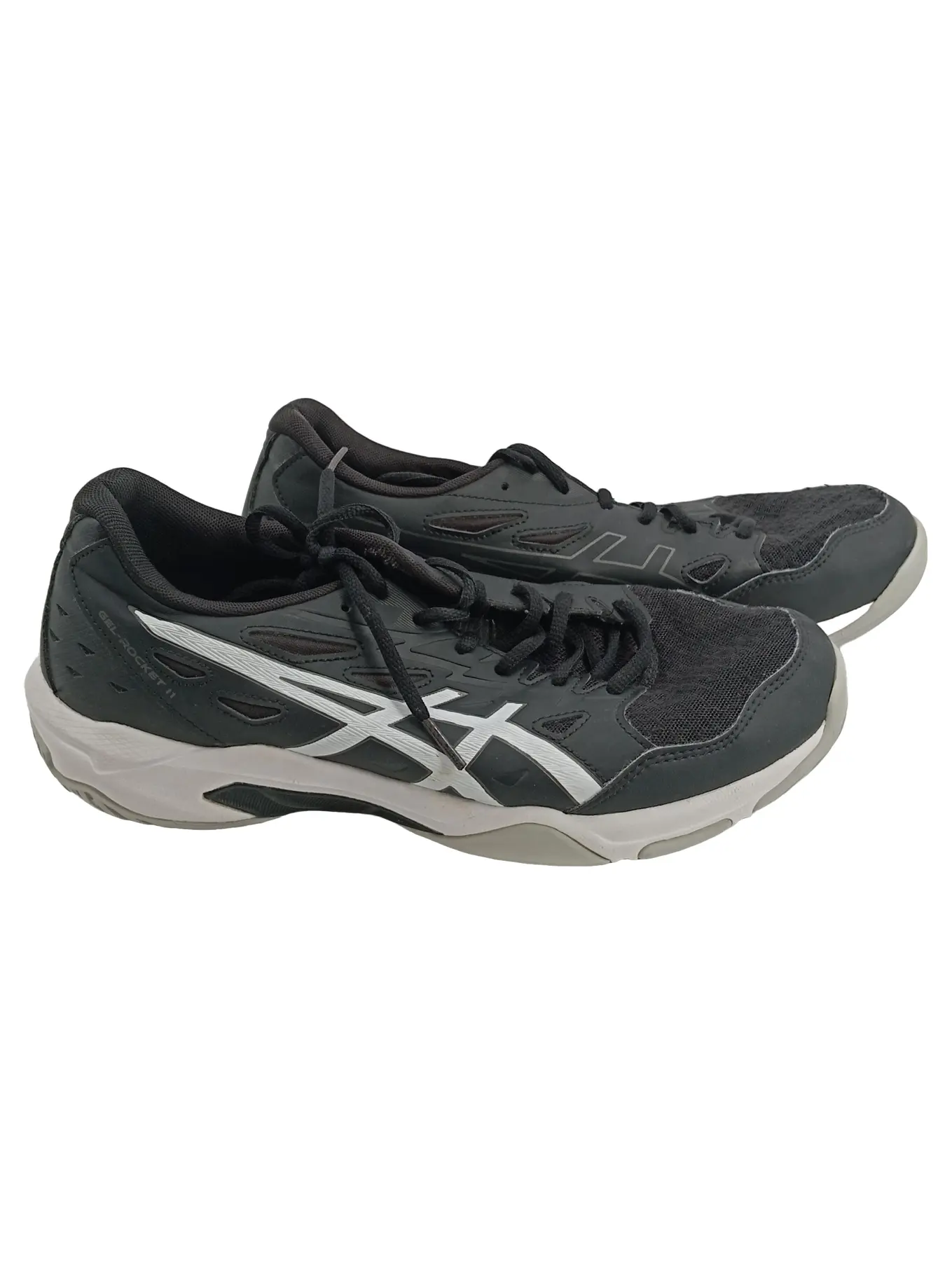 ASICS GEL-ROCKET 11 Herren Sportschuhe Schwarz Gr. 41.5