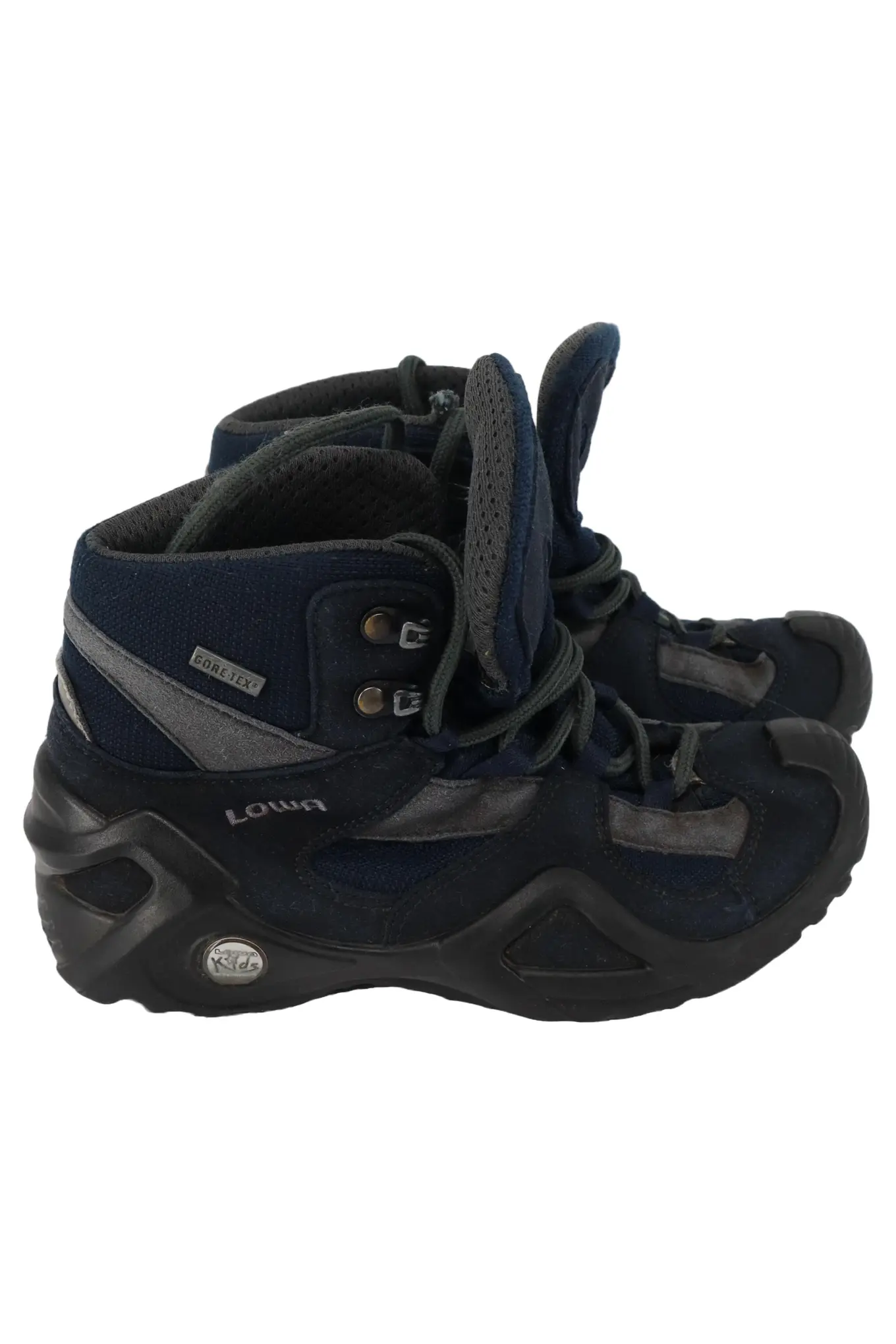 LOWA Outdoorschuhe Kinder Gr. 34 Blau Sportlich Outdoor Wanderschuhe