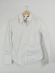 Vorschaubild 2 von Hemdbluse Damen 38/M Weiß Business Langarm