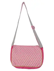 Vorschaubild 2 von Kinder Umhängetasche Rosa Blumenmuster Farbenfroh 27x32cm