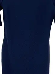 Vorschaubild 4 von Damen Blusenkleid Blau L Strukturmuster Midikleid Casual 40