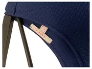 Vorschaubild 3 von Damen Blusenkleid Blau L Strukturmuster Midikleid Casual 40