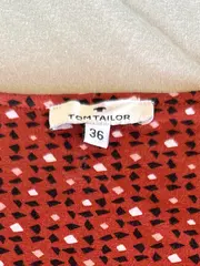 Vorschaubild 3 von Damen Freizeitkleid Gr. 36/S Orange Casual Muster