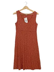 Vorschaubild 1 von Damen Freizeitkleid Gr. 36/S Orange Casual Muster
