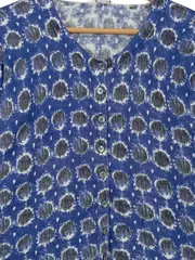 Vorschaubild 2 von BEST CONNECTIONS Damen Strickjacke Blau Gr. 40/L Baumwolle Casual