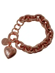 Vorschaubild 1 von Damen Armband Gold Herz Elegant Klassisch 22cm Metall