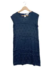 Vorschaubild 1 von Damen Freizeitkleid Gr. 38;M Blau Casual Punkte