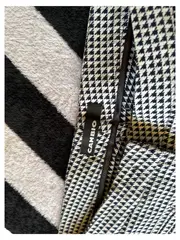 Vorschaubild 3 von Damen Cargohose Kariert Schwarz Gr. 38 Spitze Elasthan