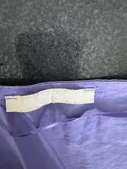 Vorschaubild 4 von Damen Bluse mit Knoten vorne Gr. 40 L Lila Modern