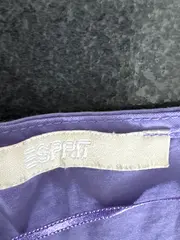 Vorschaubild 3 von Damen Bluse mit Knoten vorne Gr. 40 L Lila Modern