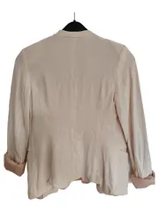 Vorschaubild 2 von Damen Blazer Gr. 36 Beige Casual Viskose Jacke