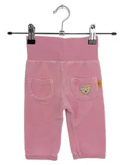 Vorschaubild 2 von Kinder Jogginghose Gr. 62 Rosa Casual Babyhose mit Bär Applikation
