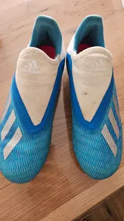 Vorschaubild 3 von X 19+ FG Fußballschuhe Kinder Gr. 35 Blau Weiß Nocken