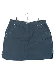 Vorschaubild 1 von Damen Minirock Gr. 42/XL Blau Casual Baumwolle Rock